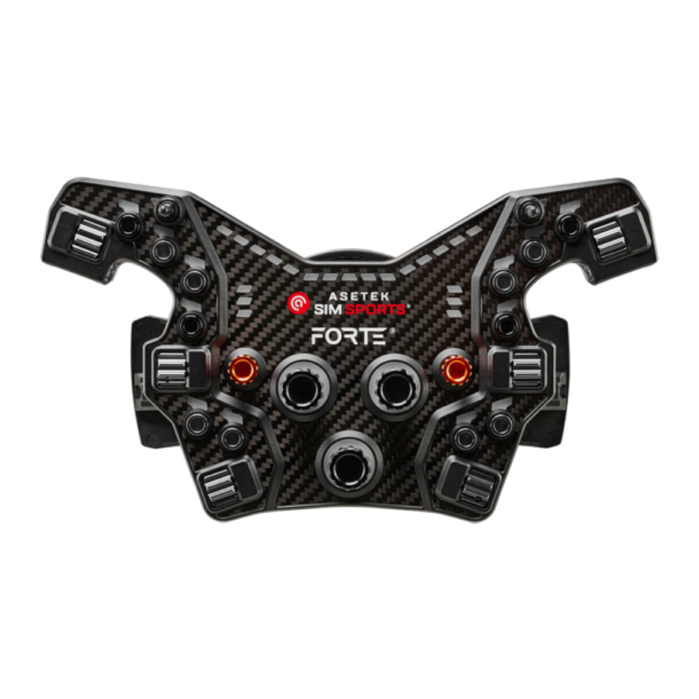 ASETEK Forte Formula Button Box (Black, Alu. Buttons)