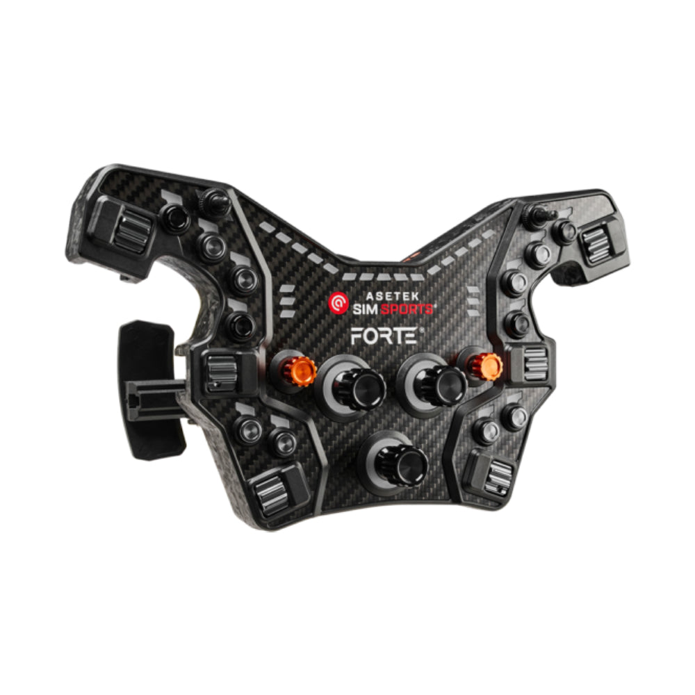 ASETEK Forte Formula Button Box (Black, Alu. Buttons)