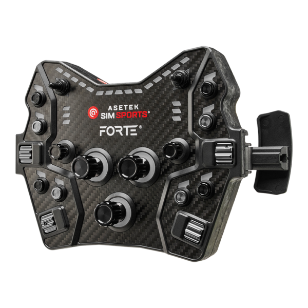 Asetek Forte® GT Button Box (Black, Alu. Buttons)