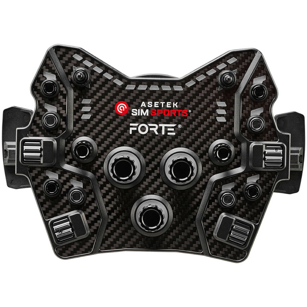 ASETEK Forte GT Button Box V2 (Black, Alu. Buttons)
