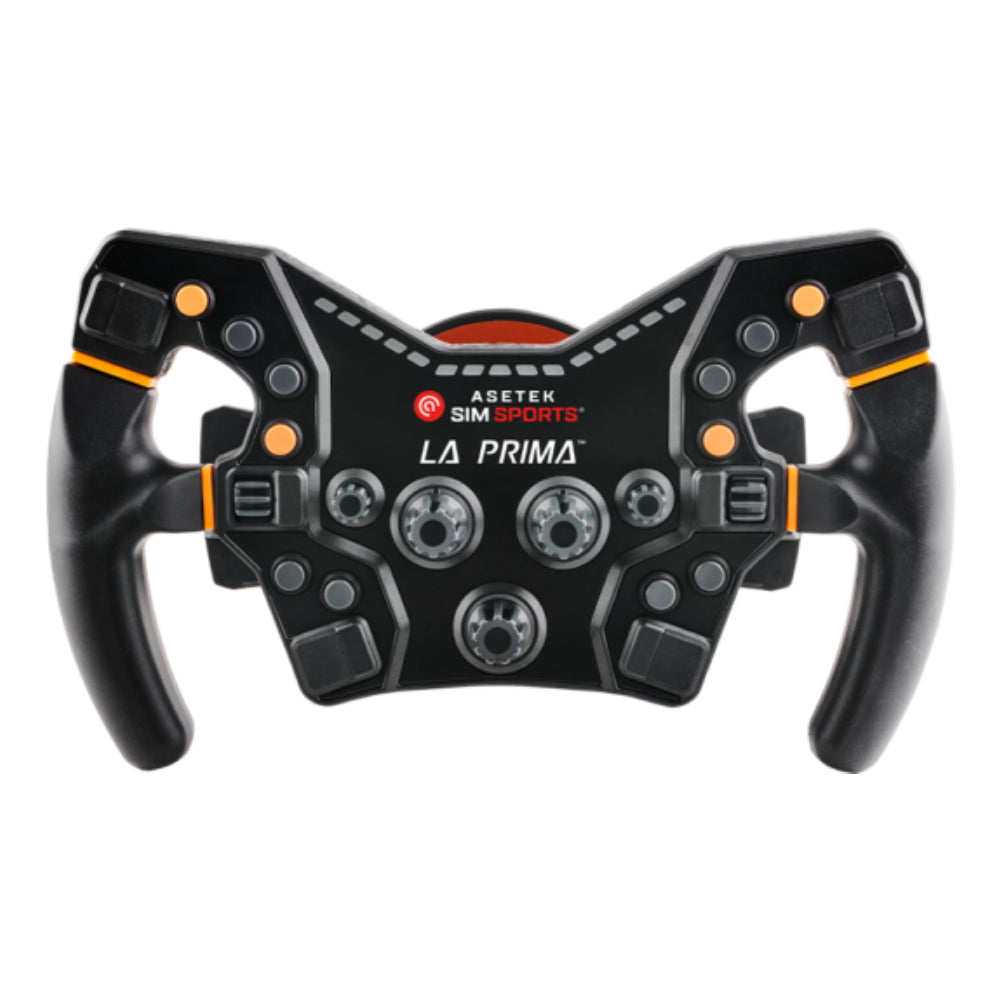 ASETEK La Prima Formula Steering Wheel (Orange)