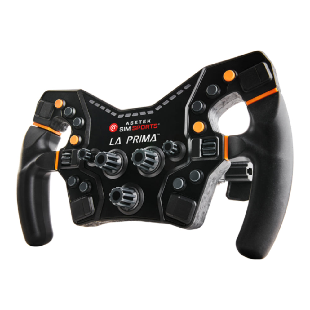 ASETEK La Prima Formula Steering Wheel (Orange)