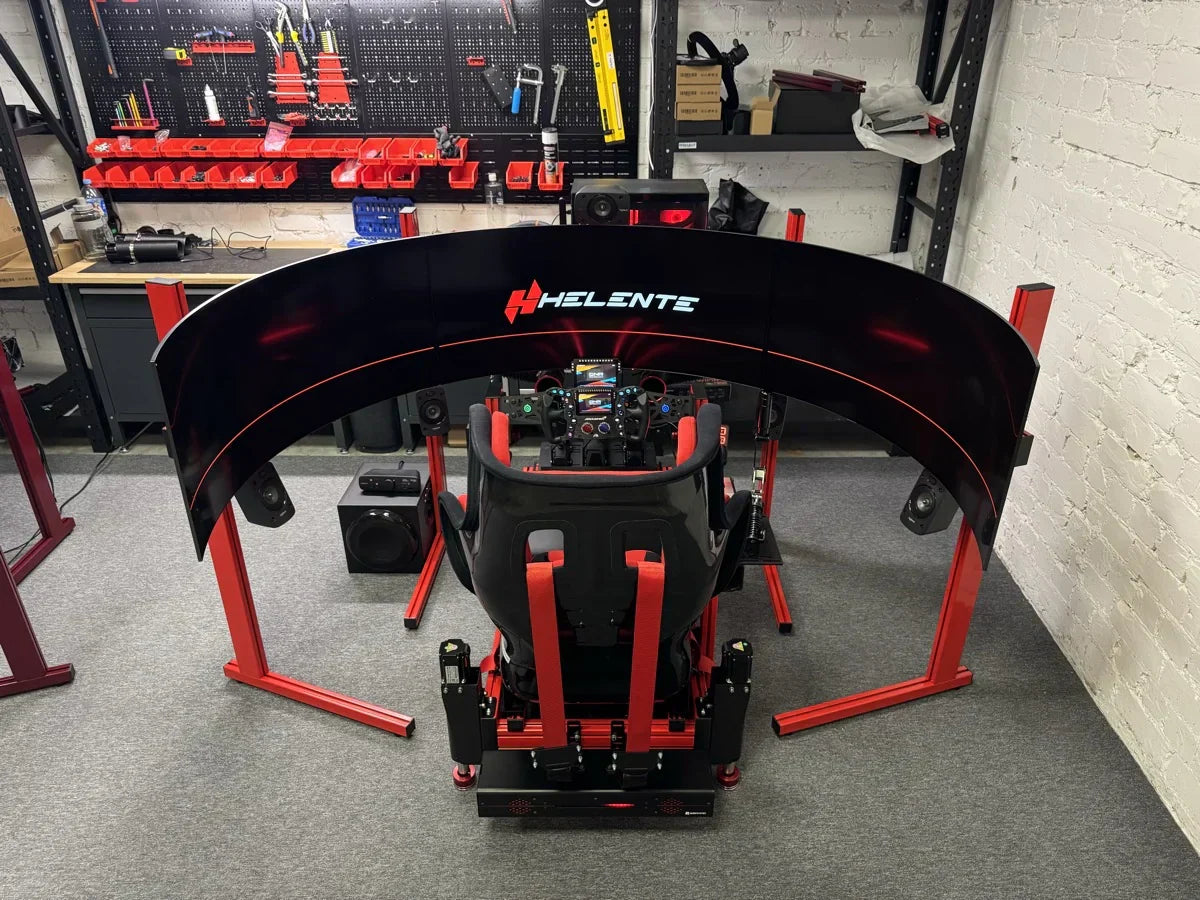 Kaip mes surinkome Lamborghini Super Trofeo lenktynininko simuliatorių