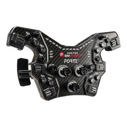 Asetek Forte® Formula Button Box (Black, Alu. Buttons)