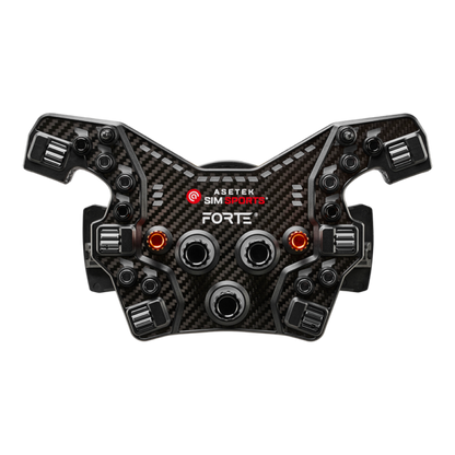 Asetek Forte® Formula Button Box (Black, Alu. Buttons)