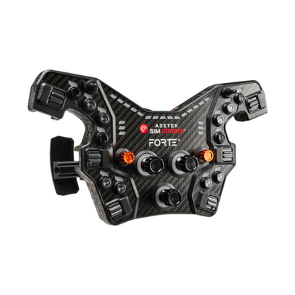 ASETEK Forte Formula Button Box (Black, Alu. Buttons)