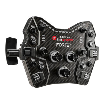 Asetek Forte® GT Button Box (Black, Alu. Buttons)