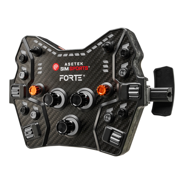 Asetek Forte® GT Button Box (Black, Alu. Buttons)