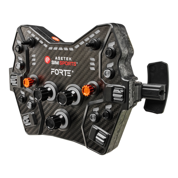 Asetek Forte® GT Button Box (Black, Alu. Buttons)