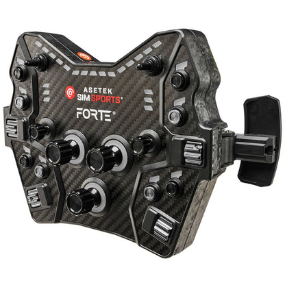 ASETEK Forte GT Button Box V2 (Black, Alu. Buttons)