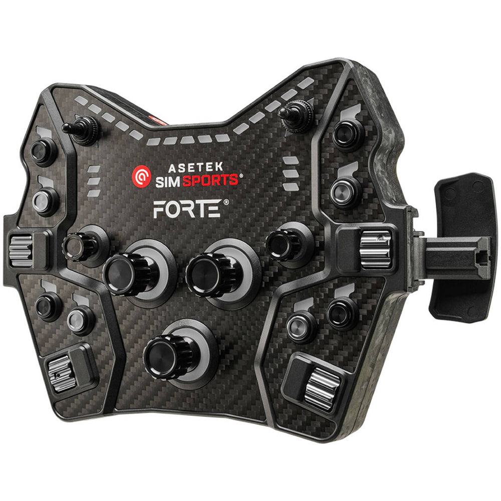 ASETEK Forte GT Button Box V2 (Black, Alu. Buttons)