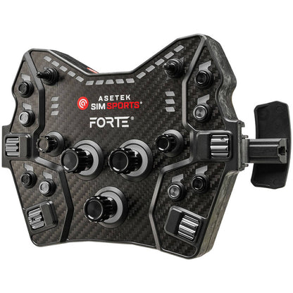 ASETEK Forte GT Button Box V2 (Black, Alu. Buttons)