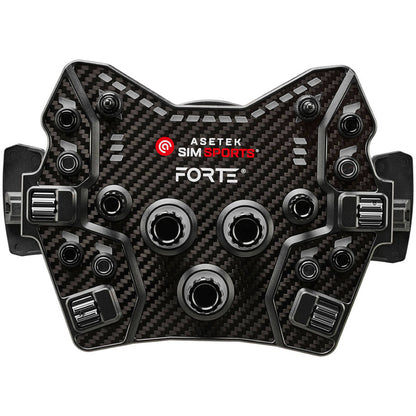 ASETEK Forte GT Button Box V2 (Black, Alu. Buttons)