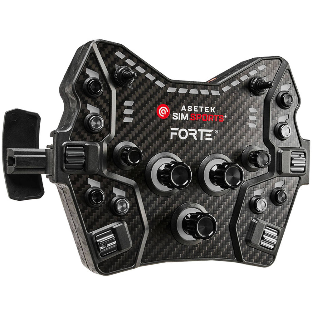 ASETEK Forte GT Button Box V2 (Black, Alu. Buttons)
