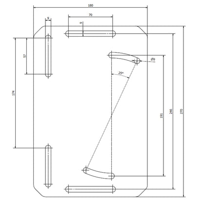 AWIN SET TAU MOUNTING PLATE V2