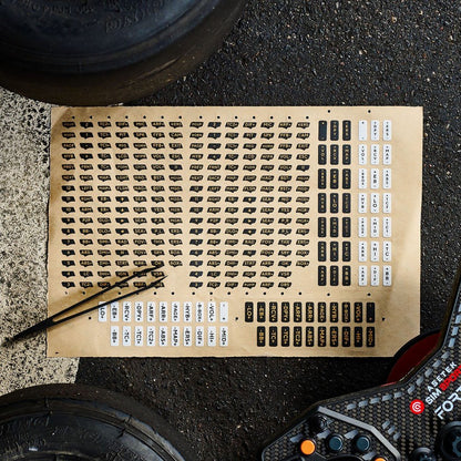 Asetek Orange Sticker Sheet