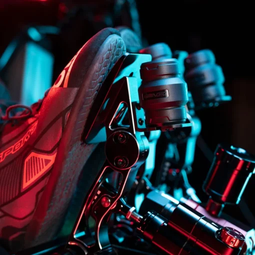 P-HPR Neo Haptics in action on simagic pedals