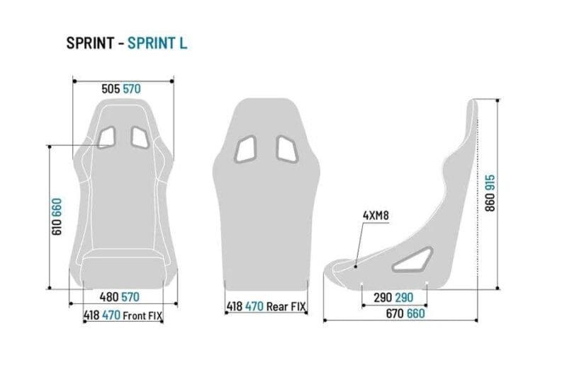 SPARCO SPRINT L sėdynė - Image 2