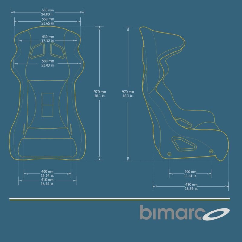 BIMARCO RACER XL sėdynė - Image 2