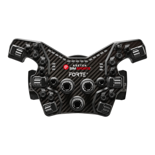 Asetek Forte® Formula Button Box (Black, Alu. Buttons) - Image 4
