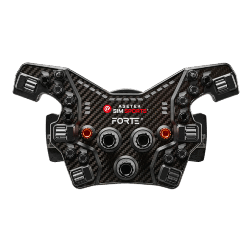 Asetek Forte® Formula Button Box (Black, Alu. Buttons)