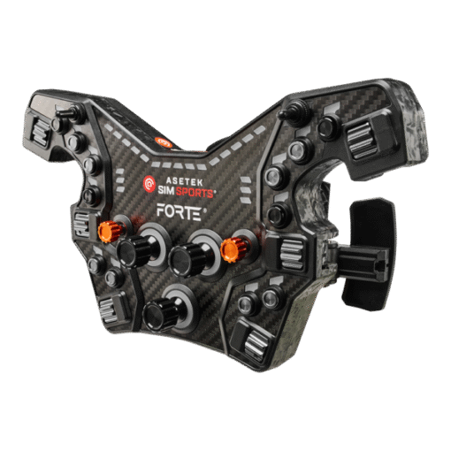Asetek Forte® Formula Button Box (Black, Alu. Buttons) - Image 3