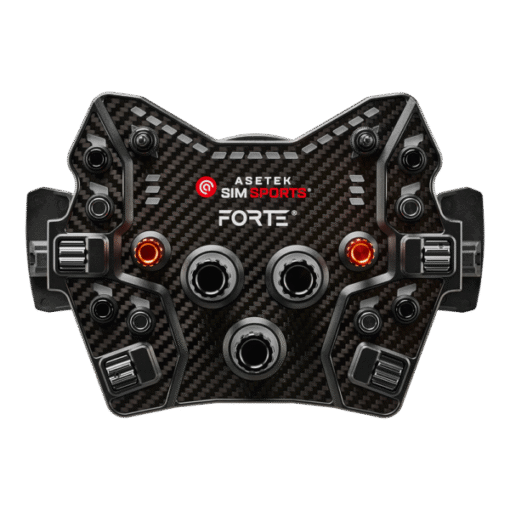 Asetek Forte® GT Button Box (Black, Alu. Buttons)