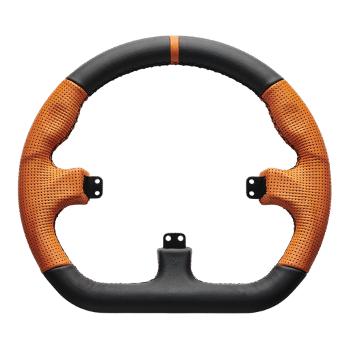 Asetek Closed D Orange Leather Rim