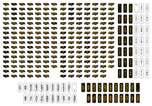 Asetek Orange Sticker Sheet
